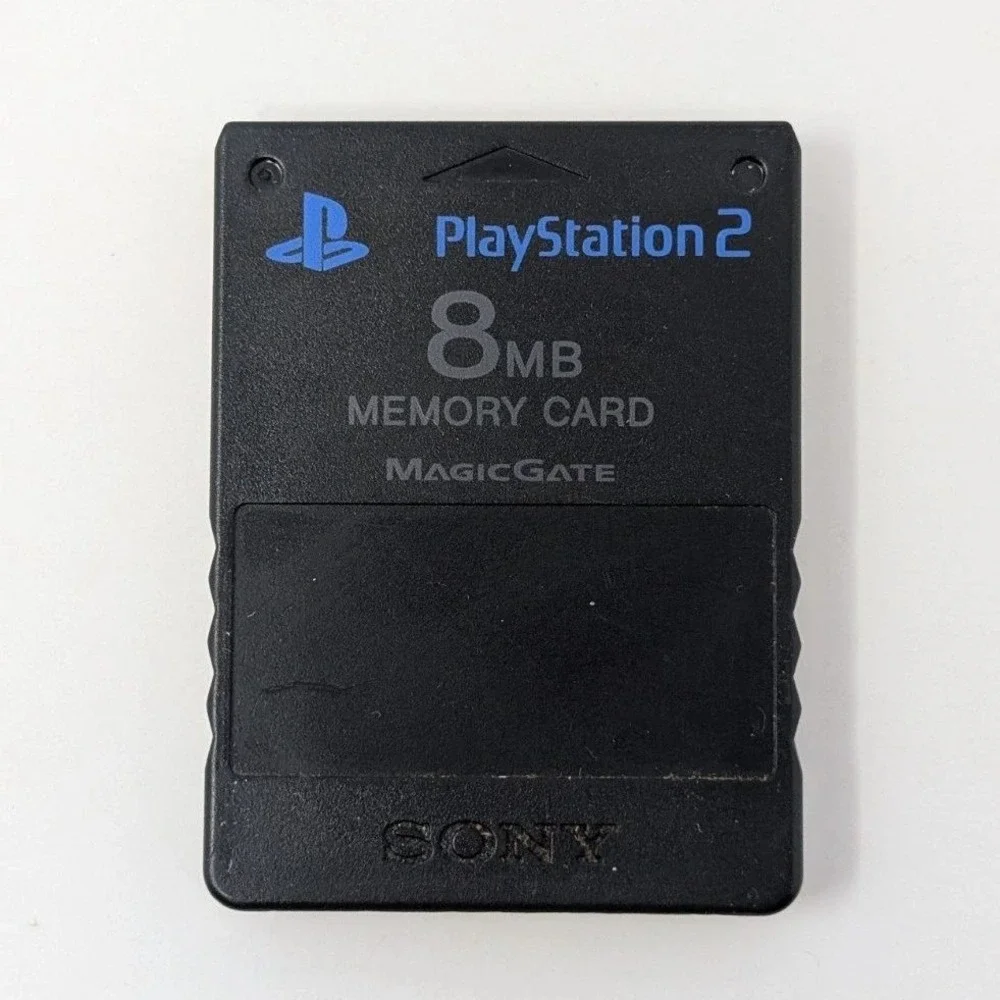 Sony PlayStation 2 PS2 8MB Memory Card MagicGate Black SCPH-10020 Official Sony